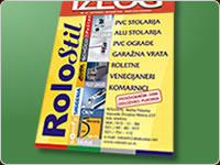 Rolostil - cover page for "Izlog press"